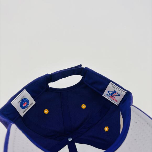 NWT NOS Vintage Mn Vikings Logo Athletic Hat Cap Purple Gold NFL 90s One Size - Picture 6 of 6